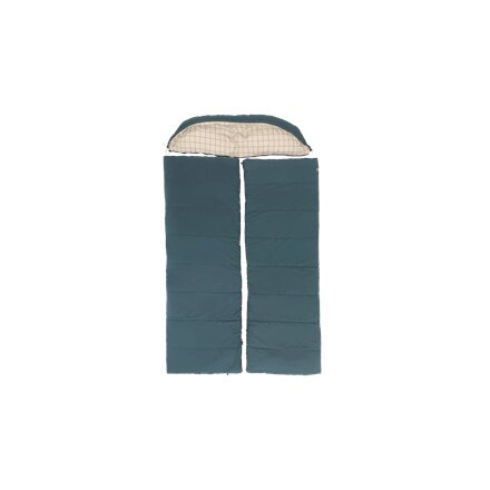 Outwell Camper Lux Double Blue , Sleeping Bag , 235 x 150 cm , Temperature -16 to 5 °C , Both Side Zipper