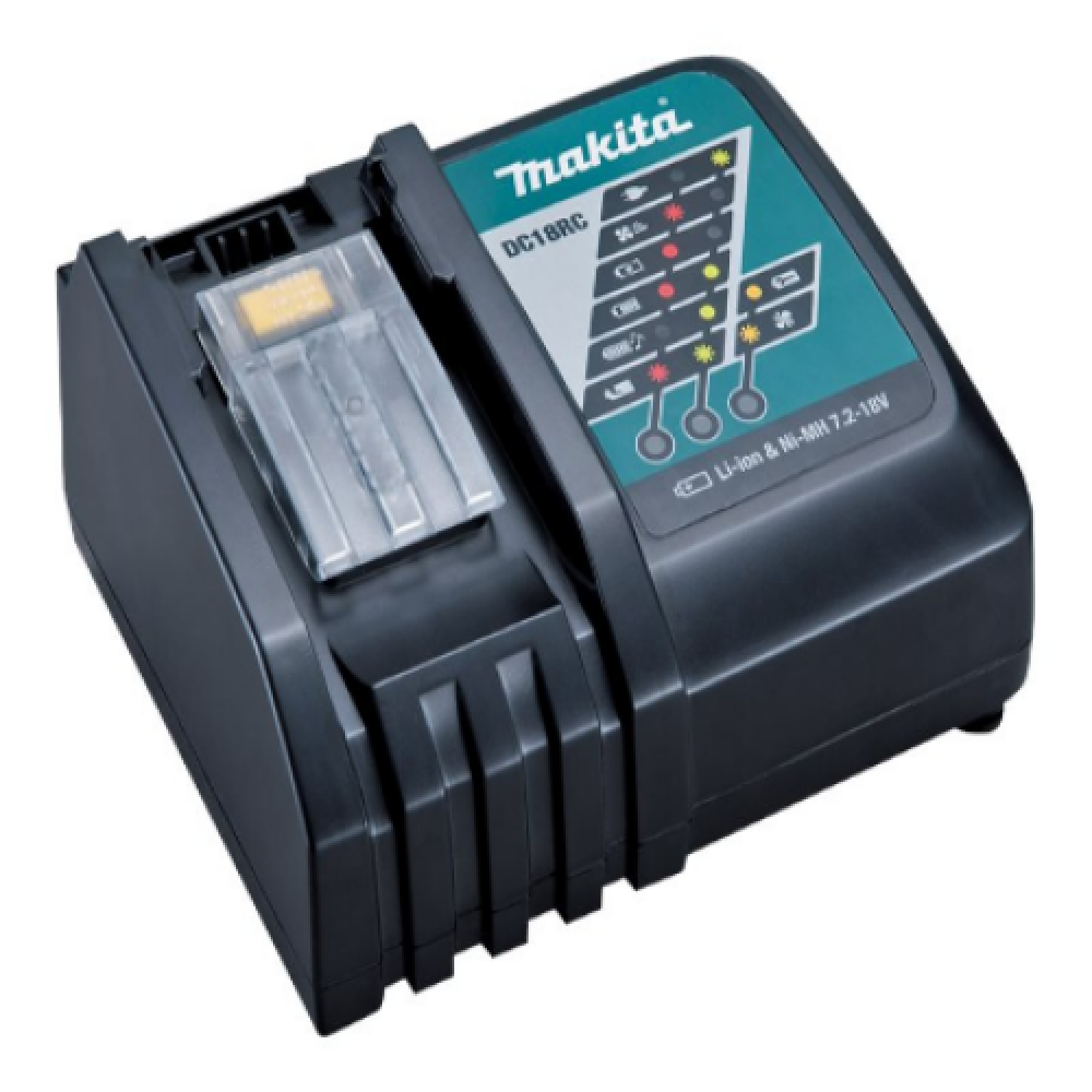 Makita , Battery Charger for DC 18 RC 7.2V - 18V Li-Ion DC18RC