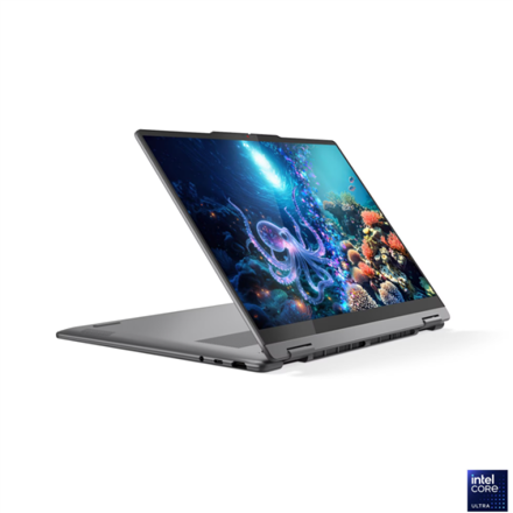 Lenovo- Yoga 7 2-in-1 14ILL10 Intel , Luna Grey , 14 , OLED , Touchscreen , WUXGA , 1920 x 1200 pixels , Glossy , Intel Core Ultra 5 , 226V , 16 GB , Soldered LPDDR5X , Solid-state drive capacity 512 GB , Intel Arc Graphics 130V , Windows 11 Home , 802.11
