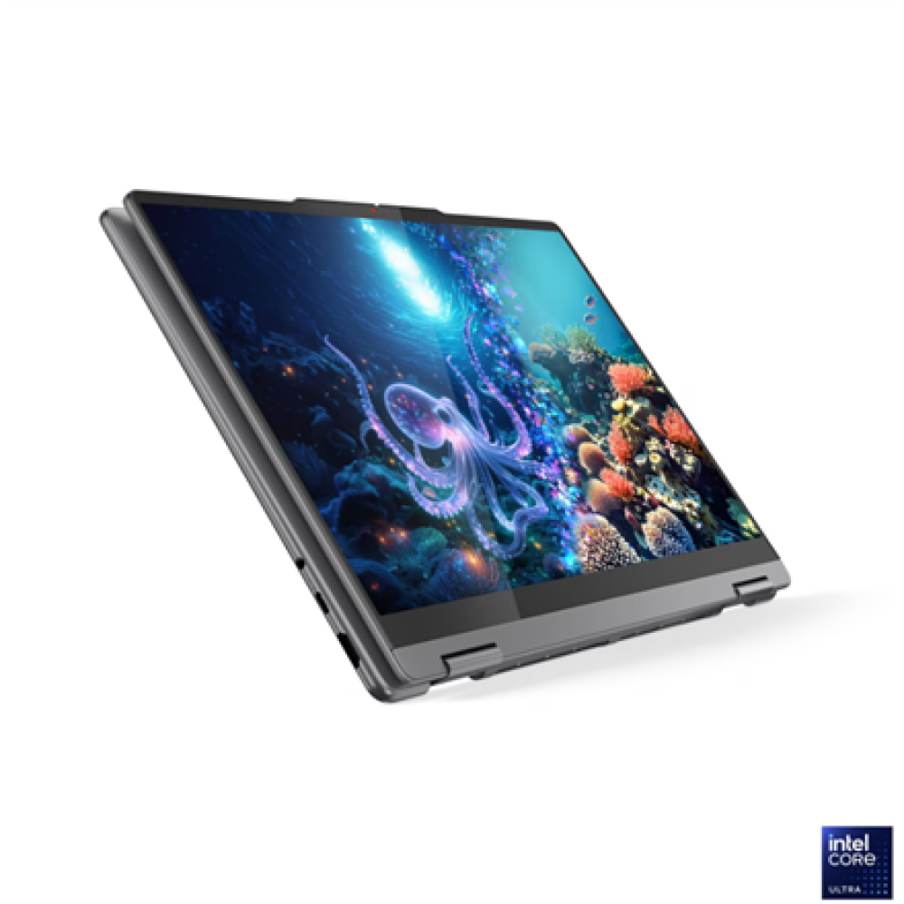 Lenovo- Yoga 7 2-in-1 14ILL10 Intel , Luna Grey , 14 , OLED , Touchscreen , WUXGA , 1920 x 1200 pixels , Glossy , Intel Core Ultra 5 , 226V , 16 GB , Soldered LPDDR5X , Solid-state drive capacity 512 GB , Intel Arc Graphics 130V , Windows 11 Home , 802.11