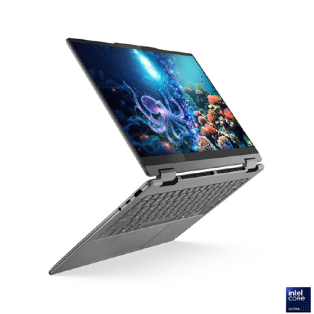 Lenovo- Yoga 7 2-in-1 14ILL10 Intel , Luna Grey , 14 , OLED , Touchscreen , WUXGA , 1920 x 1200 pixels , Glossy , Intel Core Ultra 5 , 226V , 16 GB , Soldered LPDDR5X , Solid-state drive capacity 512 GB , Intel Arc Graphics 130V , Windows 11 Home , 802.11