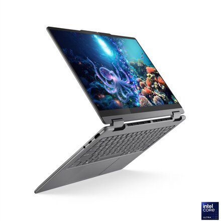 Lenovo- Yoga 7 2-in-1 14ILL10 Intel , Luna Grey , 14 , OLED , Touchscreen , WUXGA , 1920 x 1200 pixels , Glossy , Intel Core Ultra 5 , 226V , 16 GB , Soldered LPDDR5X , Solid-state drive capacity 512 GB , Intel Arc Graphics 130V , Windows 11 Home , 802.11