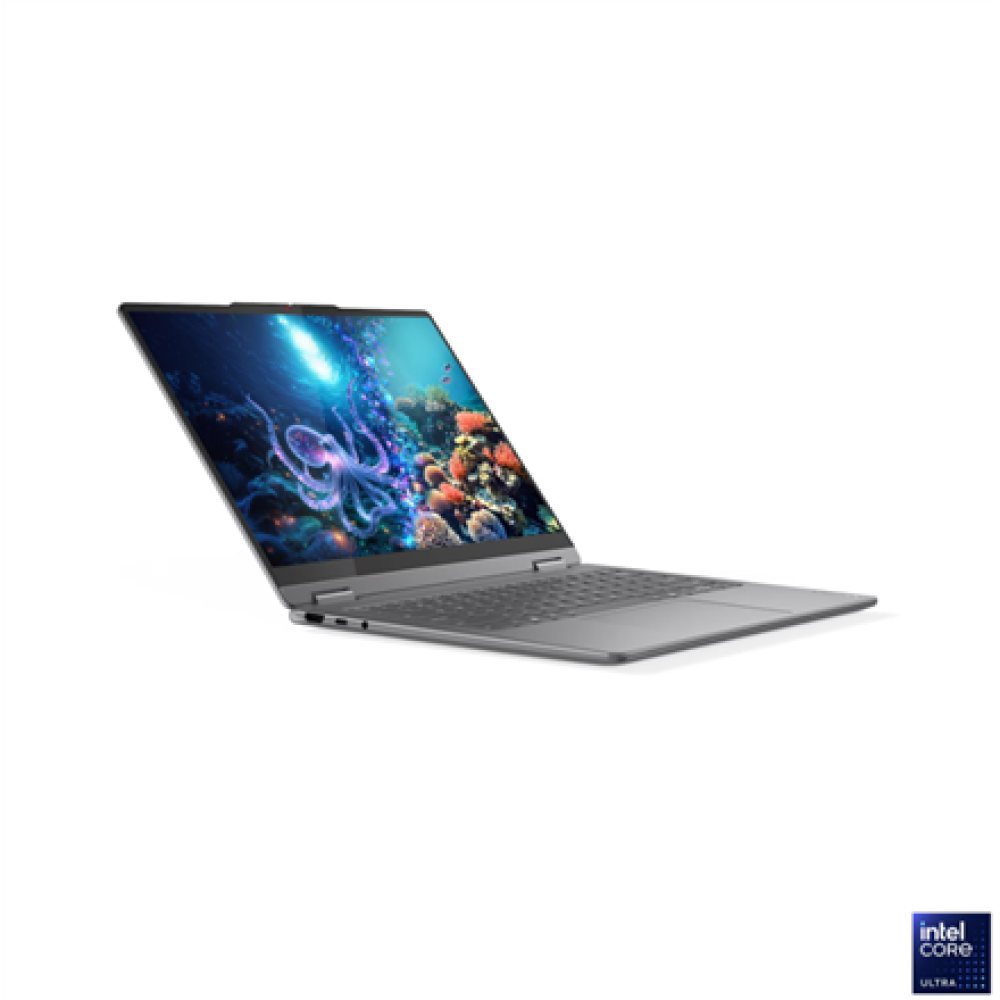 Lenovo- Yoga 7 2-in-1 14ILL10 Intel , Luna Grey , 14 , OLED , Touchscreen , WUXGA , 1920 x 1200 pixels , Glossy , Intel Core Ultra 5 , 226V , 16 GB , Soldered LPDDR5X , Solid-state drive capacity 512 GB , Intel Arc Graphics 130V , Windows 11 Home , 802.11