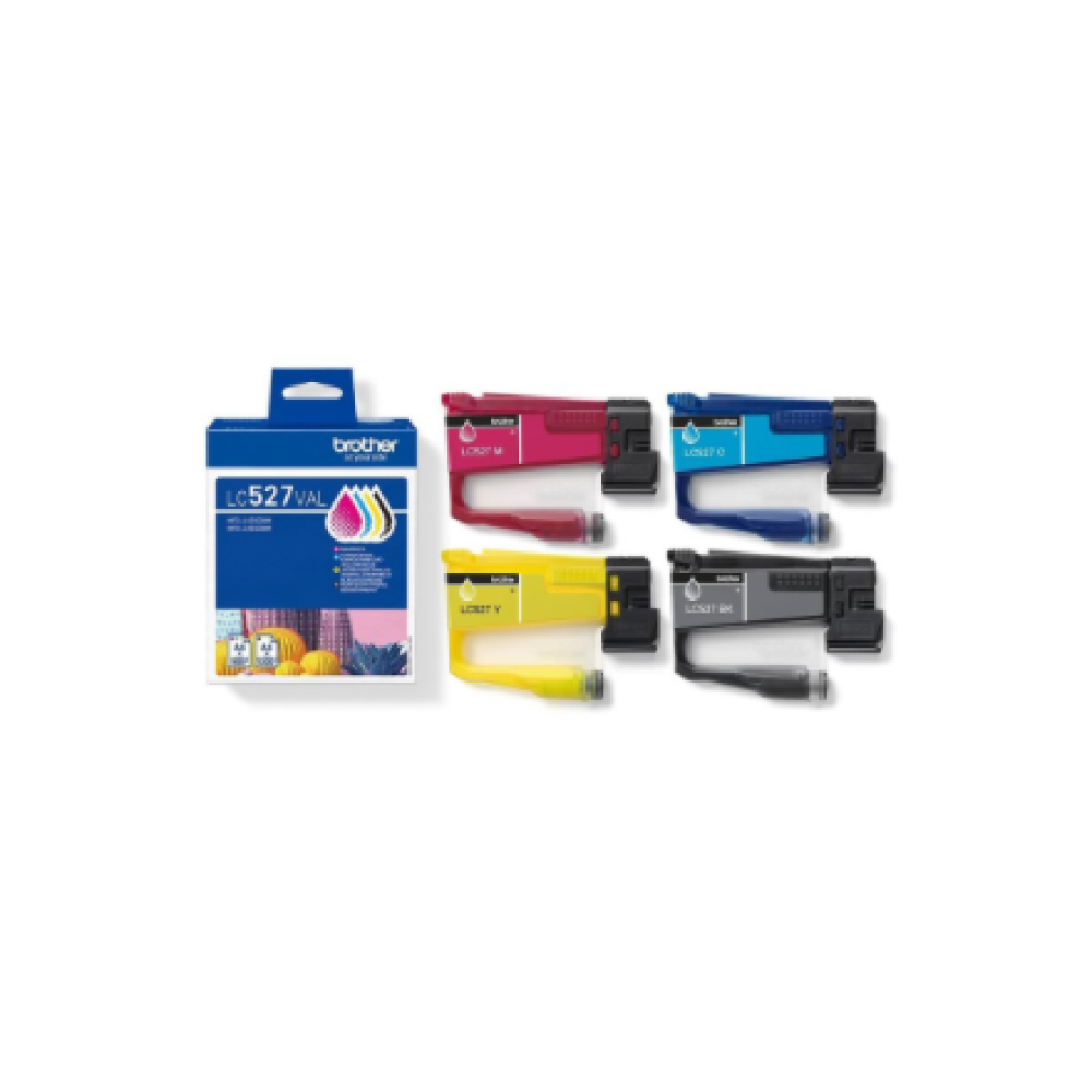 LC527VAL Value Pack , Brother Ink cartridge , Black, yellow, cyan, magenta