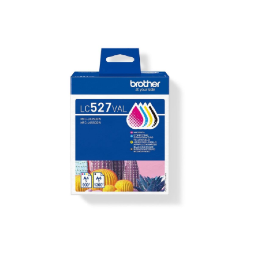 LC527VAL Value Pack , Brother Ink cartridge , Black, yellow, cyan, magenta
