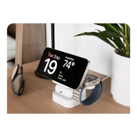 Hyper Hyperjuice Qi2 3-in-1 Magnetic Charging Stand