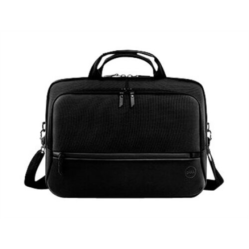Dell , 460-BCQL , Premier , Fits up to size 15 , Messenger - Briefcase , Black with metal logo , Shoulder strap