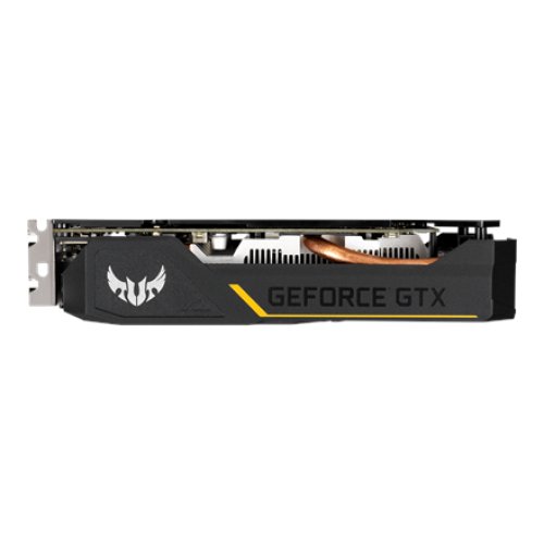 Asus TUF-GTX1650-O4GD6-GAMING NVIDIA 4 GB GeForce GTX 1650 GDDR6 PCI Express 3.0 Cooling type Active Processor frequency 1410 MHz DVI-D ports quantity 1 HDMI ports quantity 1
