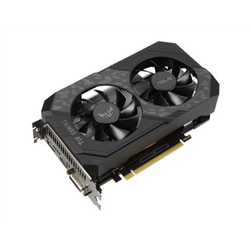 Asus TUF-GTX1650-O4GD6-GAMING NVIDIA 4 GB GeForce GTX 1650 GDDR6 PCI Express 3.0 Cooling type Active Processor frequency 1410 MHz DVI-D ports quantity 1 HDMI ports quantity 1