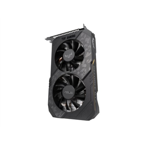 Asus TUF-GTX1650-O4GD6-GAMING NVIDIA 4 GB GeForce GTX 1650 GDDR6 PCI Express 3.0 Cooling type Active Processor frequency 1410 MHz DVI-D ports quantity 1 HDMI ports quantity 1