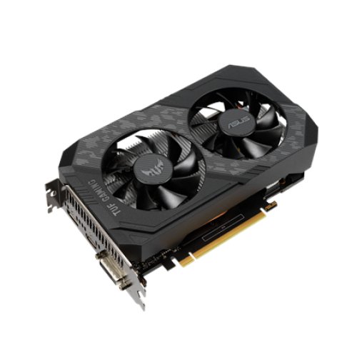 Asus TUF-GTX1650-O4GD6-GAMING NVIDIA 4 GB GeForce GTX 1650 GDDR6 PCI Express 3.0 Cooling type Active Processor frequency 1410 MHz DVI-D ports quantity 1 HDMI ports quantity 1