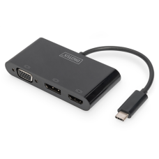Digitus USB-C 3in1 Triple Monitor Adapter (HDMI, DP, VGA) , USB-C Graphics Adapter