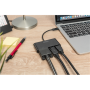 Digitus USB-C 3in1 Triple Monitor Adapter (HDMI, DP, VGA) , USB-C Graphics Adapter