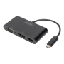 Digitus USB-C 3in1 Triple Monitor Adapter (HDMI, DP, VGA) , USB-C Graphics Adapter