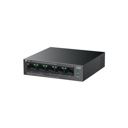 TP-LINK , 5-Port Gigabit Desktop Switch with 4-Port PoE+ , LS105GP , Unmanaged , Desktop