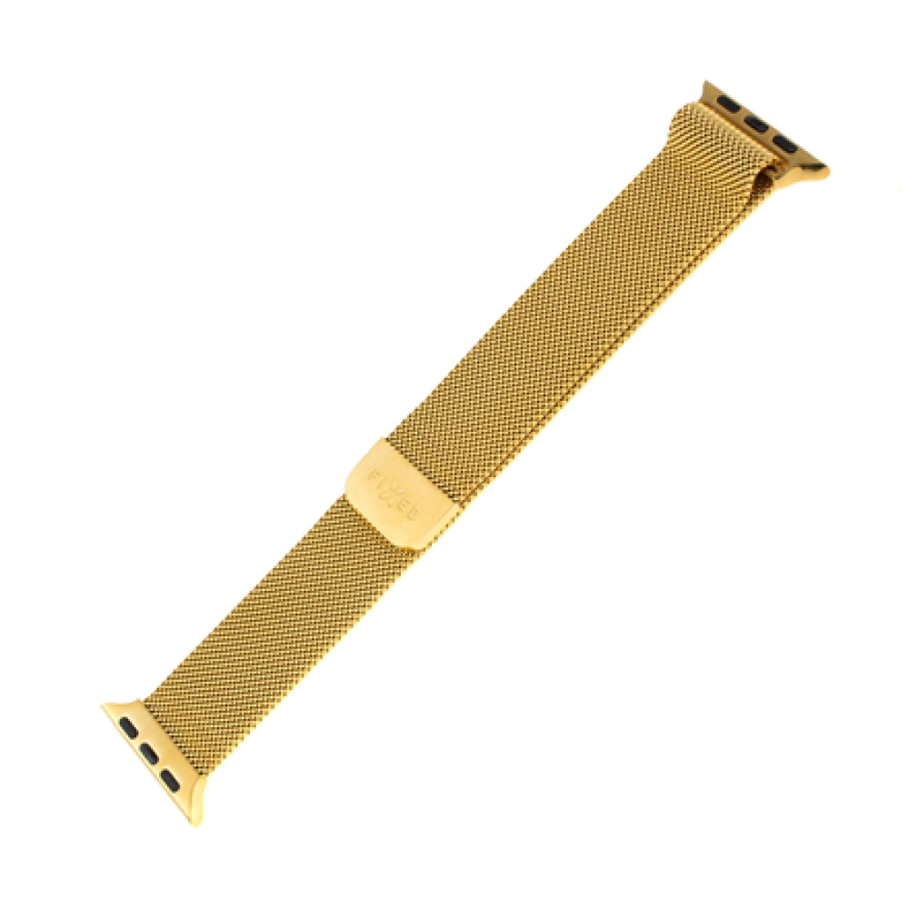 Fixed , Mesh Strap for Apple Watch 38/40/41mm , Gold