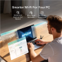 TP-LINK BE6500 Tri-Band Wi-Fi 7 High Gain Wireless USB Adapter , Archer TBE400U Plus , 2.4 GHz, 5 GHz, 6 GHz , 802.11ax , MU-MiMO No , no PoE , Antenna type High-Gain Tri-Band