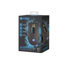 Fury , Gaming Mouse , Fury Scrapper , Wired , Optical , Gaming Mouse , Black , Yes
