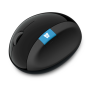 Microsoft L6V-00005 Sculpt Ergonomic Mouse, USB, Wireless, Black, Yes