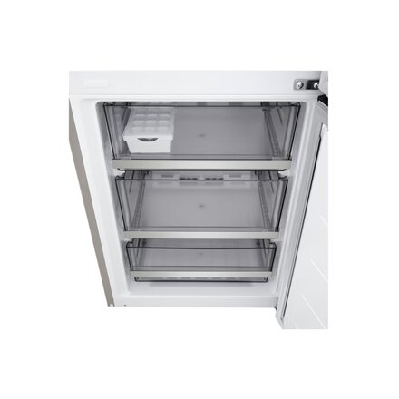 LG Refrigerator , GBBSJ1CCPY , Energy efficiency class C , Free standing , Combi , Height 186 cm , Fridge net capacity 220 L , Freezer net capacity 113 L , Display , 34 dB , Prime Silver