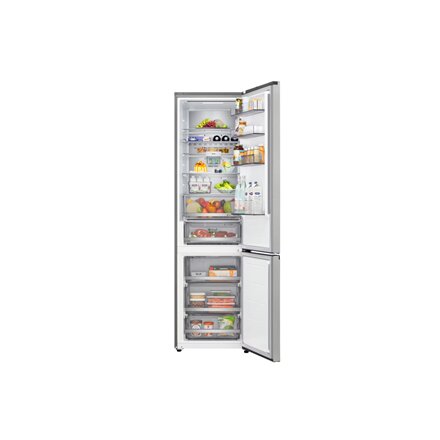 LG Refrigerator , GBBSJ1CCPY , Energy efficiency class C , Free standing , Combi , Height 186 cm , Fridge net capacity 220 L , Freezer net capacity 113 L , Display , 34 dB , Prime Silver