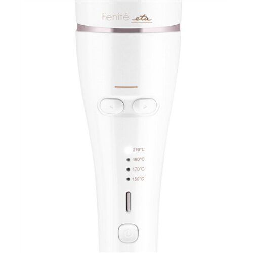 ETA , Fenité Curling Iron , ETA932790000 , Ion conditioning , Temperature (max) 210 °C , Number of heating levels 4 , Display No display , 33 W , White