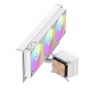 Gamemax CPU Liquid Cooler , GLACIER 360 LCD WH , White