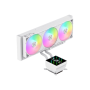 Gamemax CPU Liquid Cooler , GLACIER 360 LCD WH , White