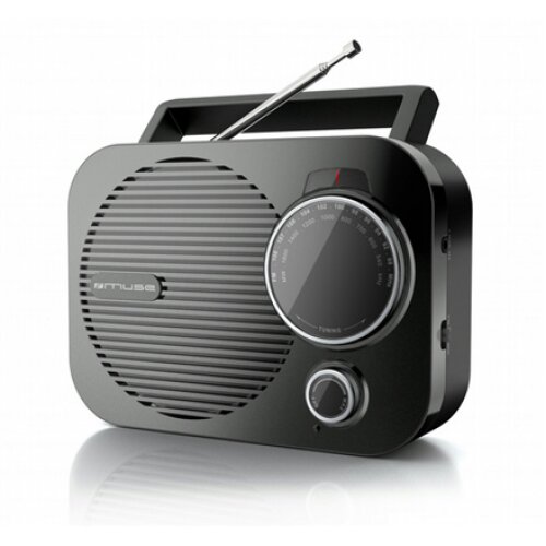 Muse , M-050 R , Portable radio , AUX in , Black