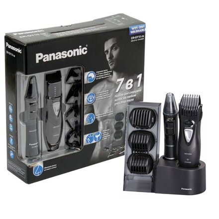 Panasonic Multi-Trimmer , ER-GY10CM504 , Cordless , Wet & Dry , Number of length steps 5 , Black