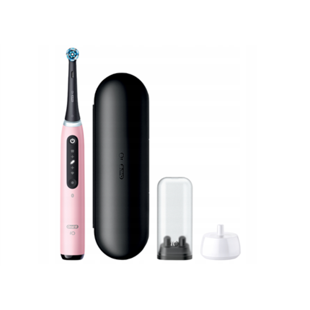 Oral-B Electric Toothbrush , iO5 Series , Rechargeable , For adults , Number of brush heads included 1 , Number of teeth brushing modes 5 , Pink