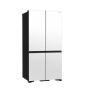 Hitachi Refrigerator R-WB640VRU0X (MGW) Energy efficiency class F, Free standing, Side by side, Height 184 cm, No Frost system, Fridge net capacity 395 L, Freezer net capacity 151 L, Glass White, Vacuum compartment
