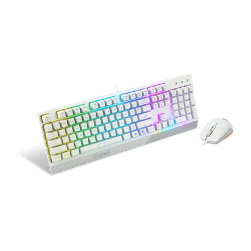 MSI , Vigor GK30 COMBO WHITE , Keyboard and Mouse Set , Wired , Mouse included , US , White