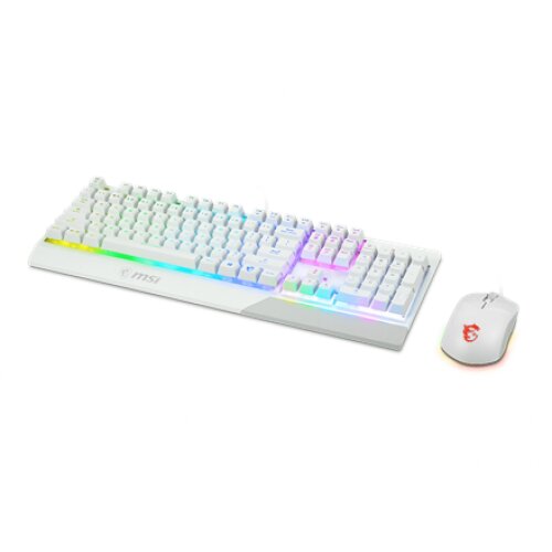 MSI , Vigor GK30 COMBO WHITE , Keyboard and Mouse Set , Wired , Mouse included , US , White