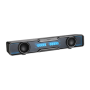 Edifier , PC Speaker with Quality Sound and Splendid Light Effects , QS30 , 2.5W + 2.5W W , Bluetooth , Black , ≥ 85 dB , Wireless connection