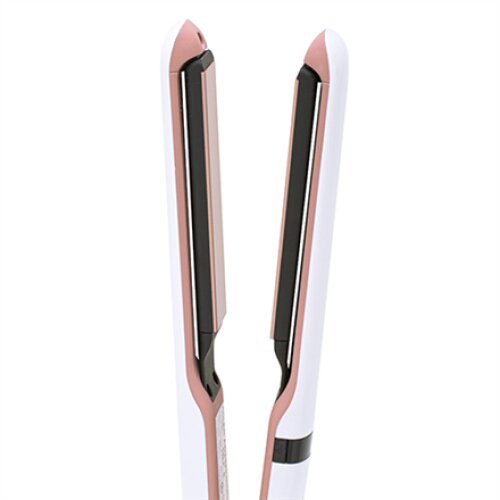 Adler , Hair Straightener , AD 2321 , Warranty 24 month(s) , Ceramic heating system , Display LCD , Temperature (min) 140 °C , Temperature (max) 220 °C , 45 W , Pearl White