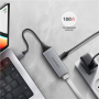 AXAGON , ADE-TXPD USB-C Gigabit Ethernet Adapter with PD 100W