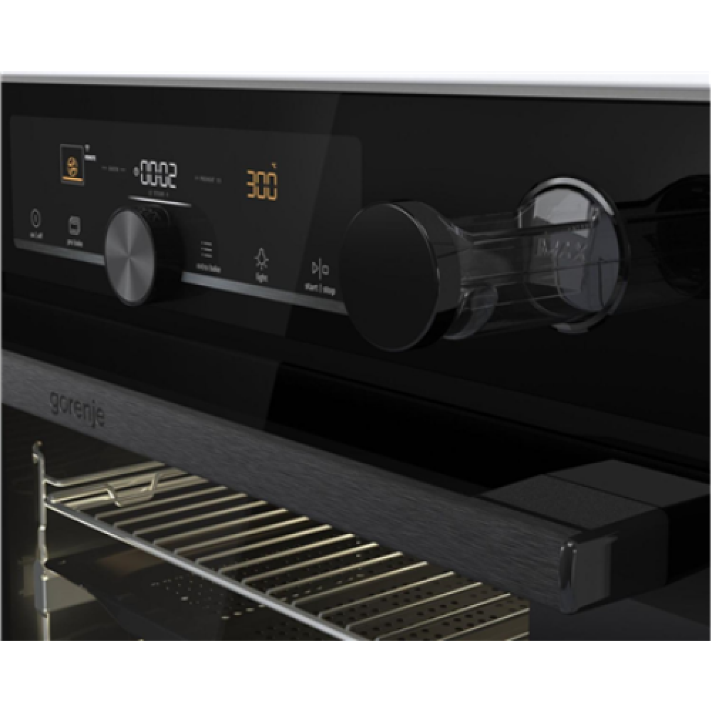 Gorenje Oven BSA6747A04BGWI 77 L, Multifunctional, EcoClean, Mechanical control, Steam function, Height 59.5 cm, Width 59.5 cm, Black