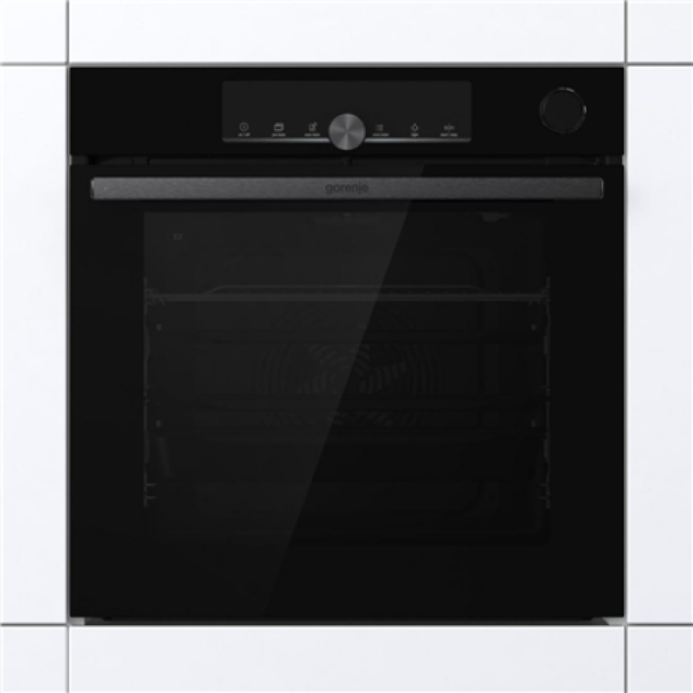 Gorenje Oven BSA6747A04BGWI 77 L, Multifunctional, EcoClean, Mechanical control, Steam function, Height 59.5 cm, Width 59.5 cm, Black
