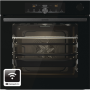 Gorenje Oven BSA6747A04BGWI 77 L, Multifunctional, EcoClean, Mechanical control, Steam function, Height 59.5 cm, Width 59.5 cm, Black