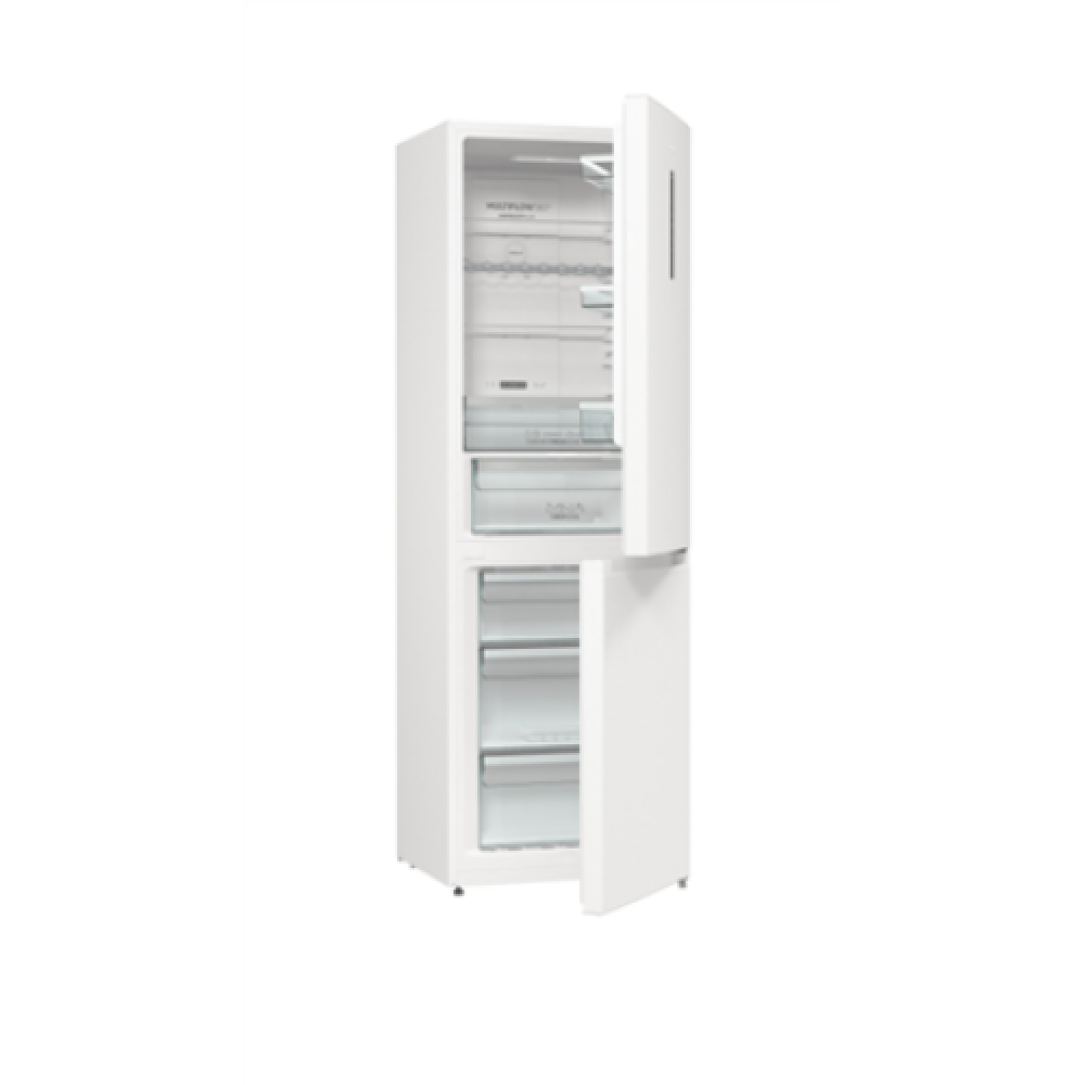 Gorenje , Refrigerator , NRK6192AW4 , Energy efficiency class E , Free standing , Combi , Height 185 cm , No Frost system , Fridge net capacity 204 L , Freezer net capacity 96 L , Display , 38 dB , White