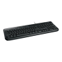 Microsoft ANB-00021 Wired Keyboard 600 Multimedia Wired EN 2 m Black English 595 g