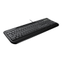 Microsoft ANB-00021 Wired Keyboard 600 Multimedia Wired EN 2 m Black English 595 g