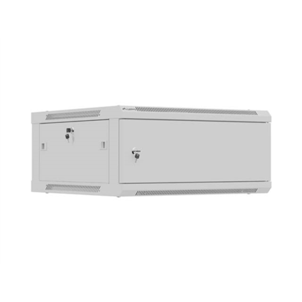 Lanberg Wall mounted installation cabinet 19 4U 600X600 , WF01-6604-00S , Grey