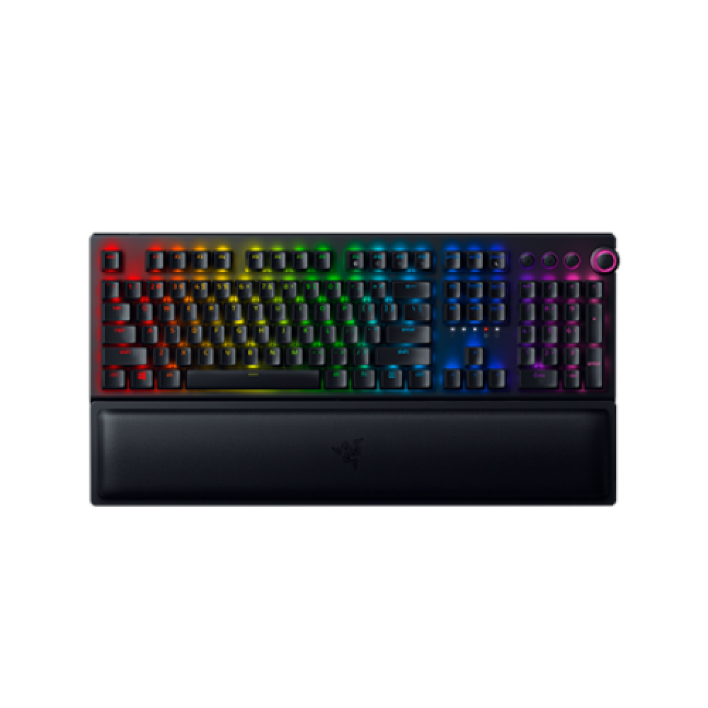 Razer BlackWidow V3 Pro Mechanical Gaming Keyboard, RGB LED light, US, Wireless/Wired, Black