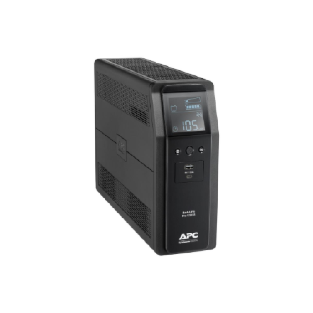 APC Back UPS Pro BR 1200VA, Sinewave,8 Outlets, AVR, LCD interface , Schneider Electric