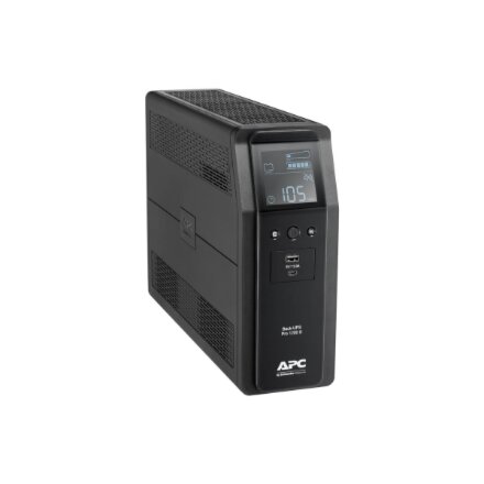 Schneider Electric APC Back-UPS Pro, tower, 230V, 8x IEC C13 outlets, sine wave, AVR, USB Type A+C ports, LCD, user-replaceable battery , BR1200SI , 1200 VA , 720 W