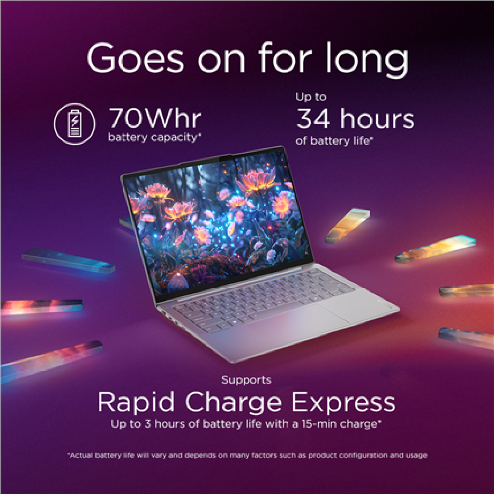 Lenovo Yoga Slim 7 14ILL10 , Luna Grey , 14 , OLED , WUXGA , 1920 x 1200 pixels , Glossy , Intel Core Ultra 7 , 256V , 16 GB , Soldered LPDDR5x , Solid-state drive capacity 1000 GB , Intel Arc Graphics , Windows 11 Home , 802.11be , Bluetooth version 5.4 