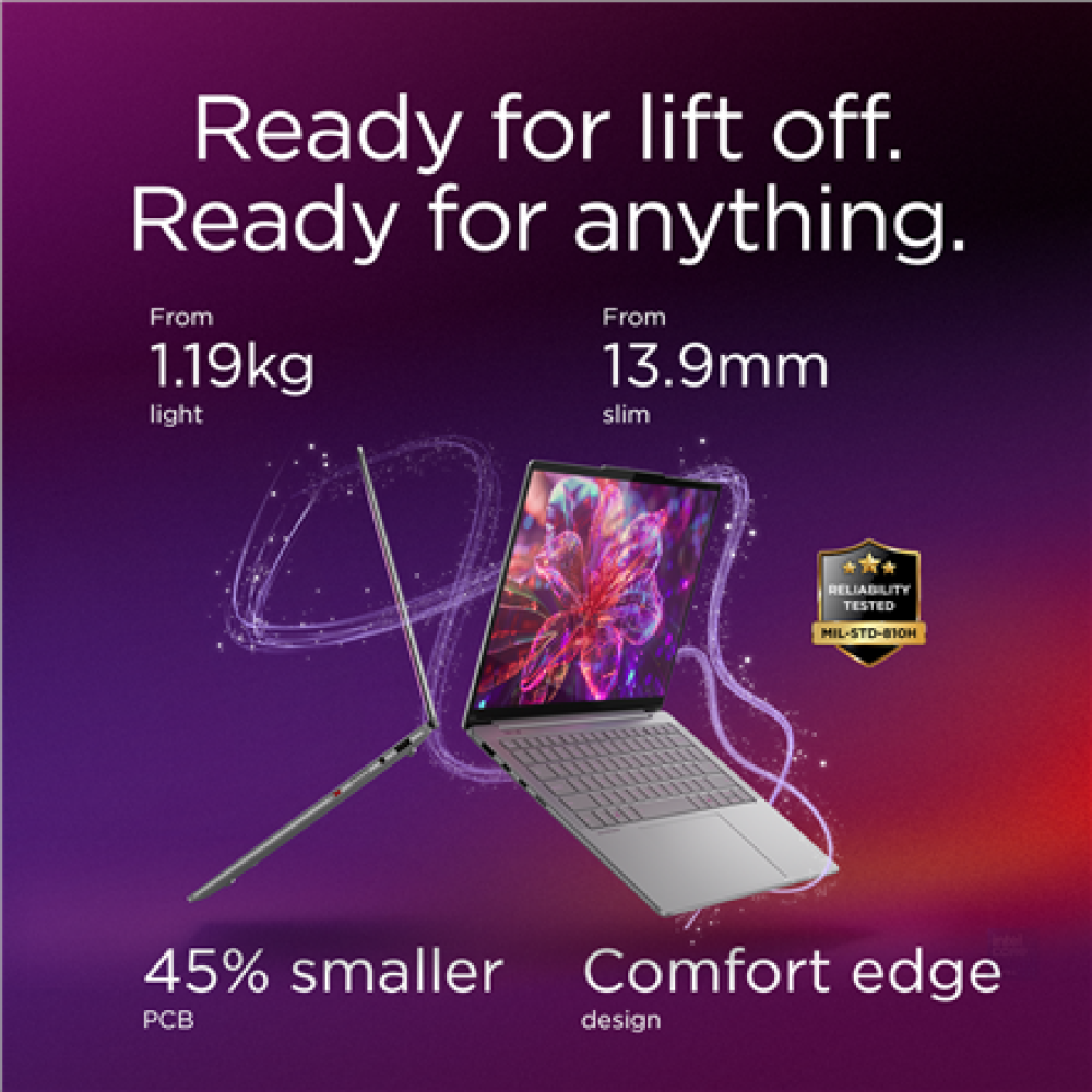 Lenovo Yoga Slim 7 14ILL10 , Luna Grey , 14 , OLED , WUXGA , 1920 x 1200 pixels , Glossy , Intel Core Ultra 7 , 256V , 16 GB , Soldered LPDDR5x , Solid-state drive capacity 1000 GB , Intel Arc Graphics , Windows 11 Home , 802.11be , Bluetooth version 5.4 