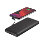 Belkin , BOOST CHARGE Plus Power Bank , 10000 mAh , Integrated LTG and USB-C cables , Black